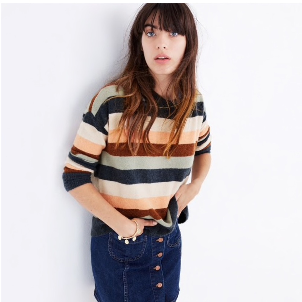 Madewell sweater in Elmwood stripe